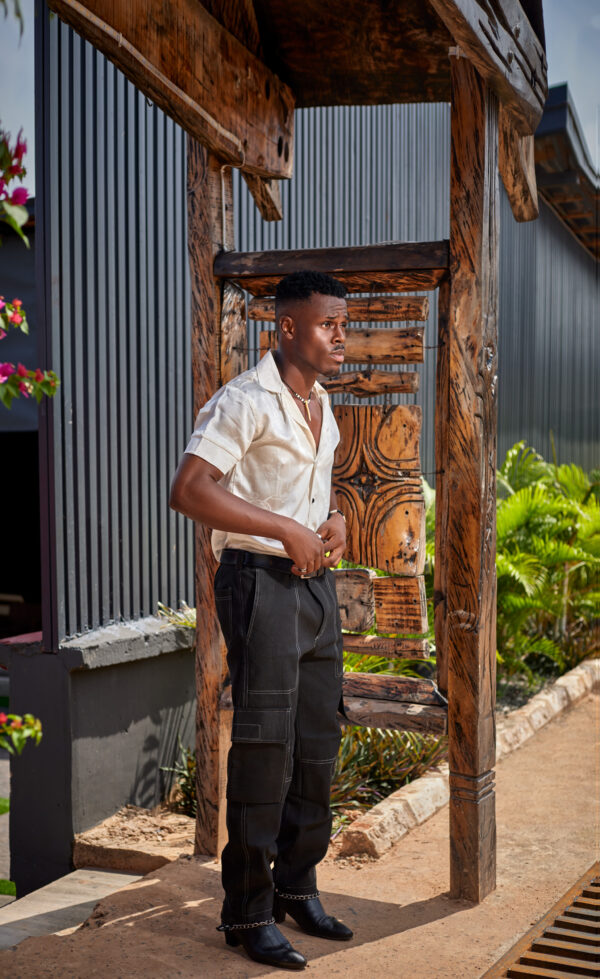 Men’s Causal Loose Fit Cargo Jeans - Image 2