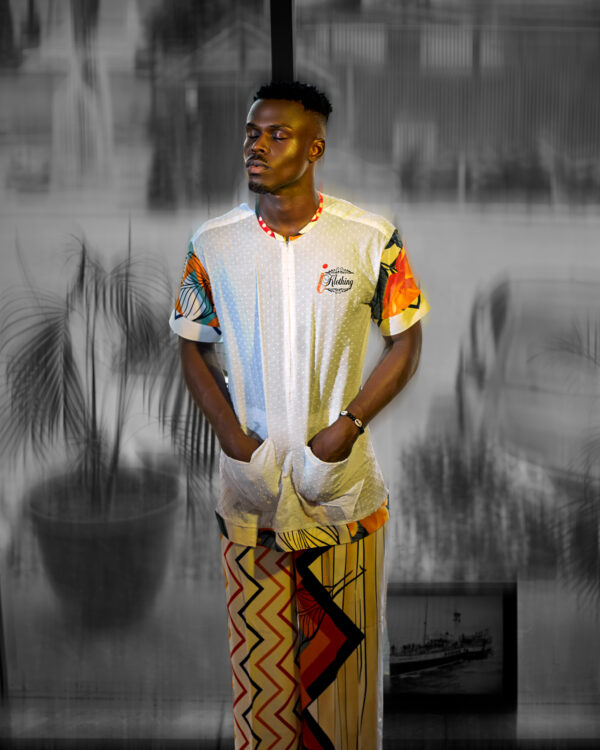 Causal 2piece Set Shirt and baggy fit pants - Image 2
